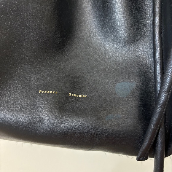 PROENZA SCHOULER calf leather drawstring tote bag with inner pouch - Picture 16 of 16